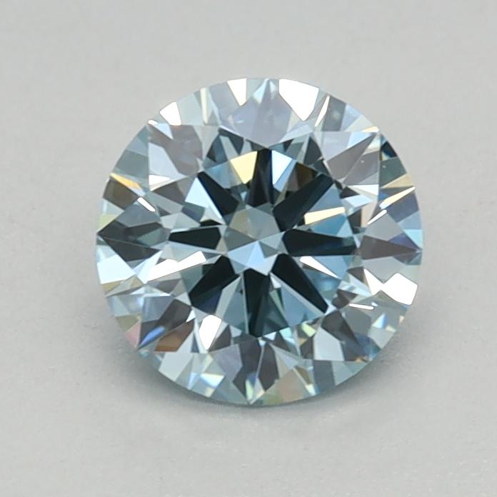 0.58 Ct. Fancy Intense Blue Round Lab Grown Diamond