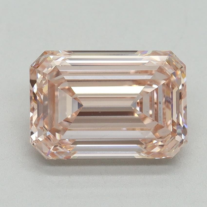 3.06 Ct. Fancy Intense Pink Emerald Lab Grown Diamond