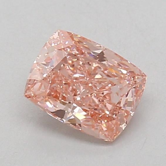 1.00 Ct. Fancy Vivid Pink Cushion Lab Grown Diamond