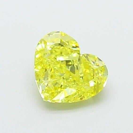 1.09 Ct. Fancy  Yellow Heart Lab Grown Diamond