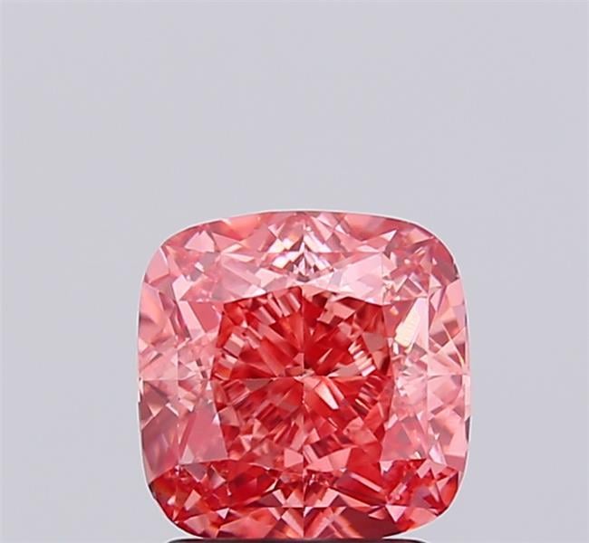 2.05 Ct. Fancy Vivid  Pink Cushion Lab Grown Diamond