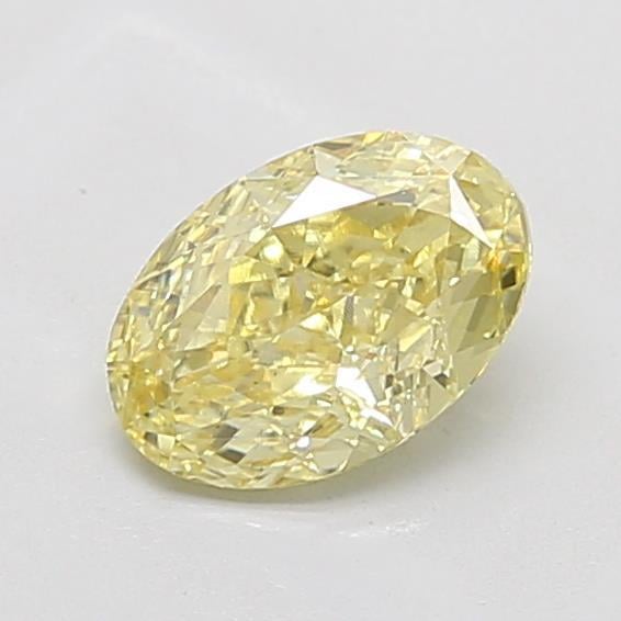 1.09 Ct. Fancy Intense Yellow Oval Lab Grown Diamond