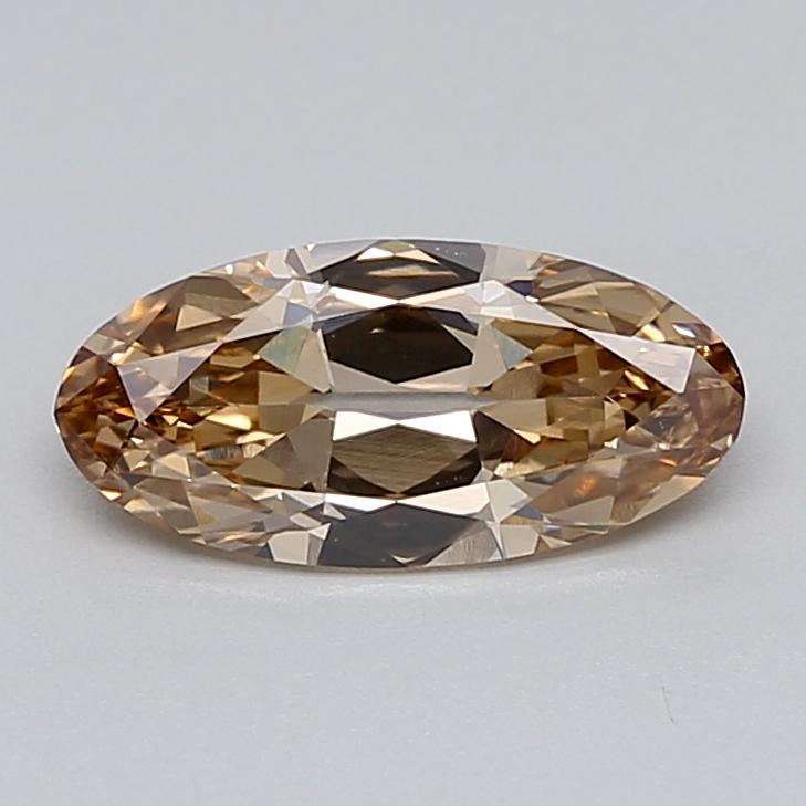 1.12 Ct. Very Light  Brown Oval Lab Grown Diamond