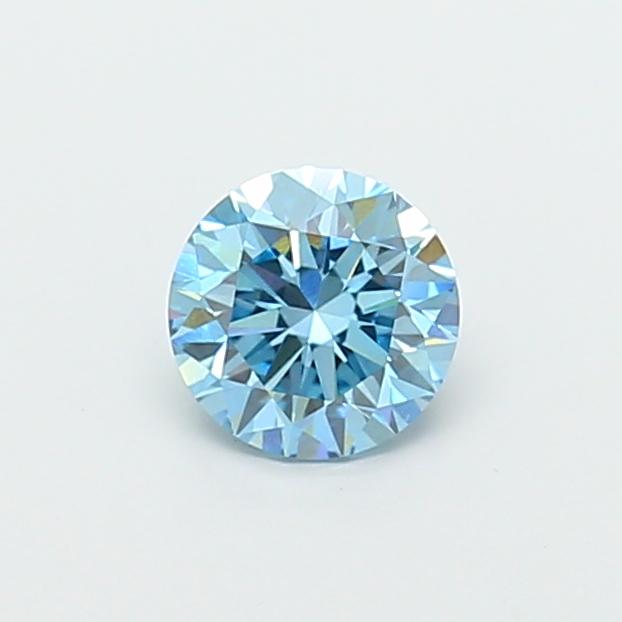 1.15 Ct. Fancy Vivid  Blue Round Lab Grown Diamond