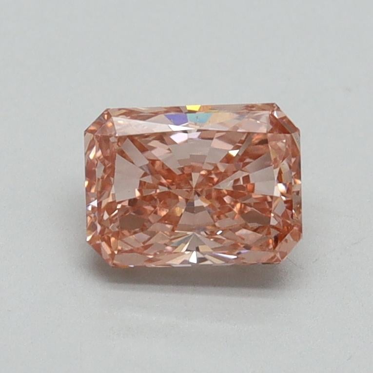 0.85 Ct. Fancy Vivid Pink Radiant Lab Grown Diamond