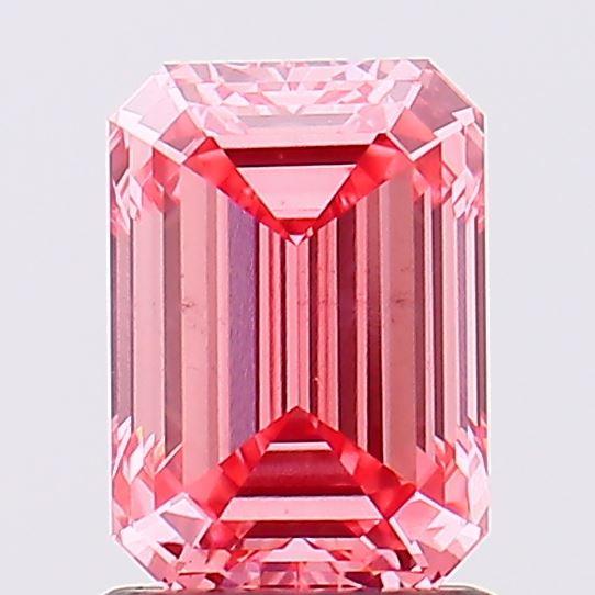 1.50 Ct. Fancy Vivid Pink Emerald Lab Grown Diamond