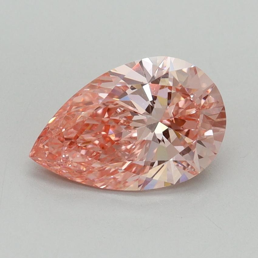 1.56 Ct. Fancy Vivid Pink Pear Lab Grown Diamond