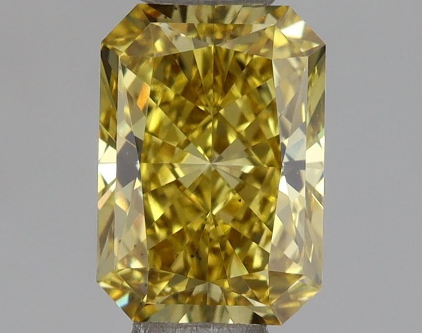 1.04 Ct. Fancy Vivid New_Mst Yellow Radiant Lab Grown Diamond