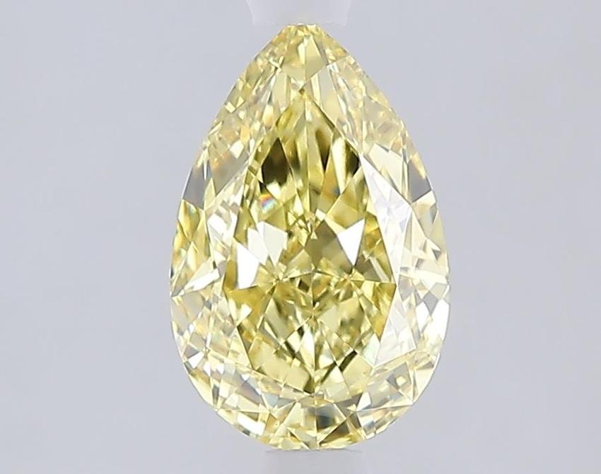 1.56 Ct. Fancy Vivid Yellow Yellow Pear Lab Grown Diamond