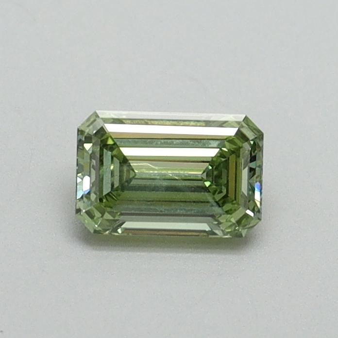 0.38 Ct. Fancy Vivid Green Emerald Lab Grown Diamond
