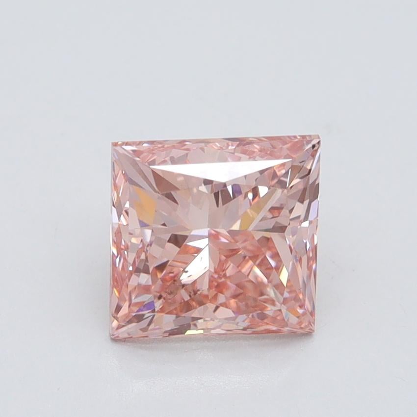 2.00 Ct. Fancy Intense Pink Princess Lab Grown Diamond