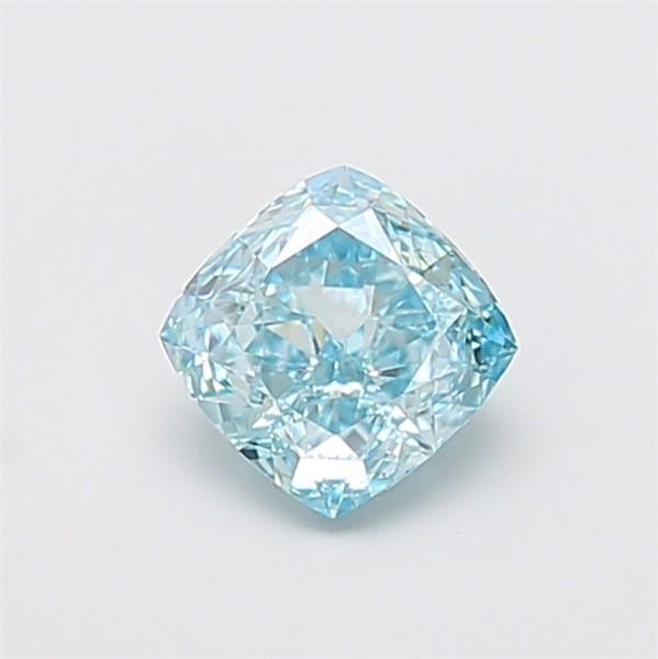 1.10 Ct. Fancy Intense Blue Cushion Lab Grown Diamond