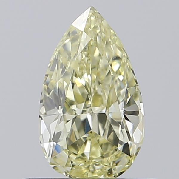 0.52 Ct. Fancy Light Yellow Pear Lab Grown Diamond