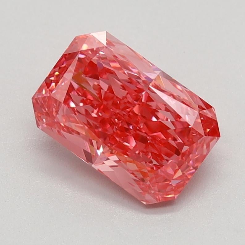 1.10 Ct. Fancy Vivid Pink Radiant Lab Grown Diamond