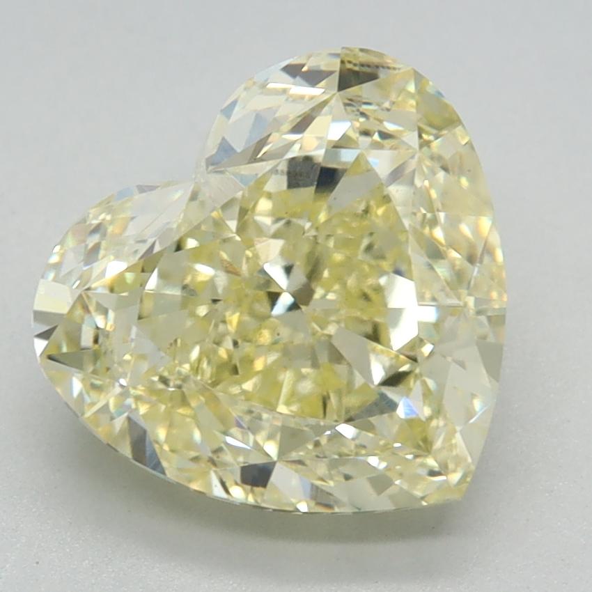 2.85 Ct. Fancy Intense Yellow Heart Lab Grown Diamond