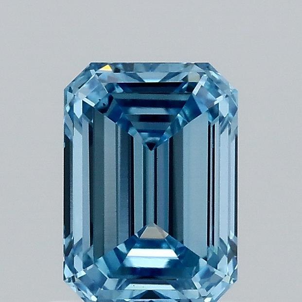 1.04 Ct. Fancy Vivid Blue Emerald Lab Grown Diamond