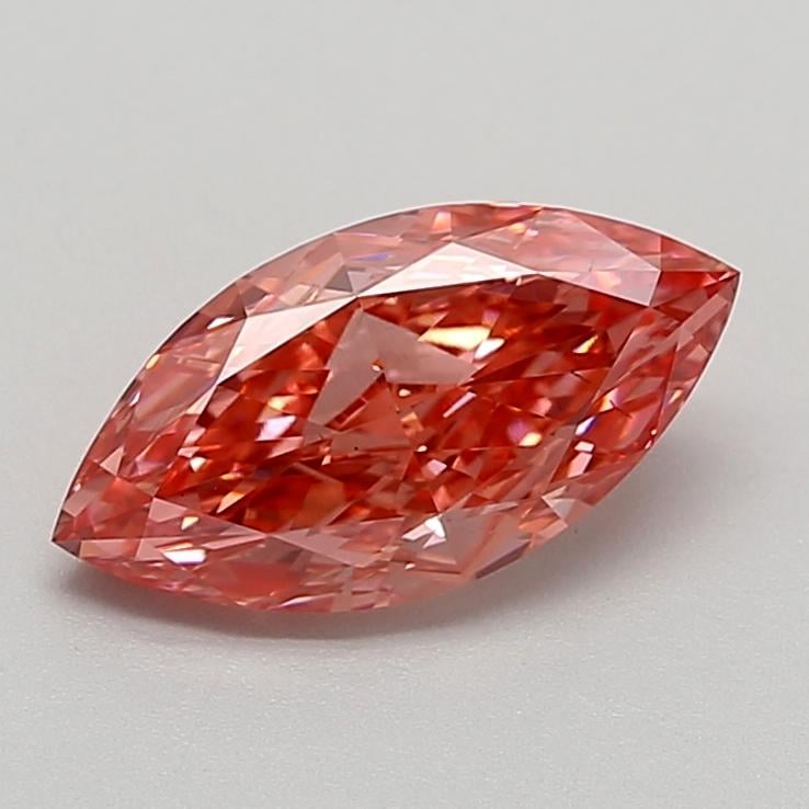2.08 Ct. Fancy Vivid  Pink Marquise Lab Grown Diamond