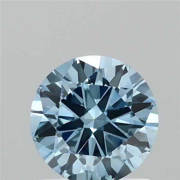 0.94 Ct. Fancy Vivid  Blue Round Lab Grown Diamond