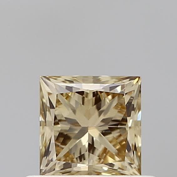 0.62 Ct. Light Yellow Princess Lab Grown Diamond