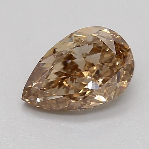 0.52 Ct. Light  Brown Pear Lab Grown Diamond