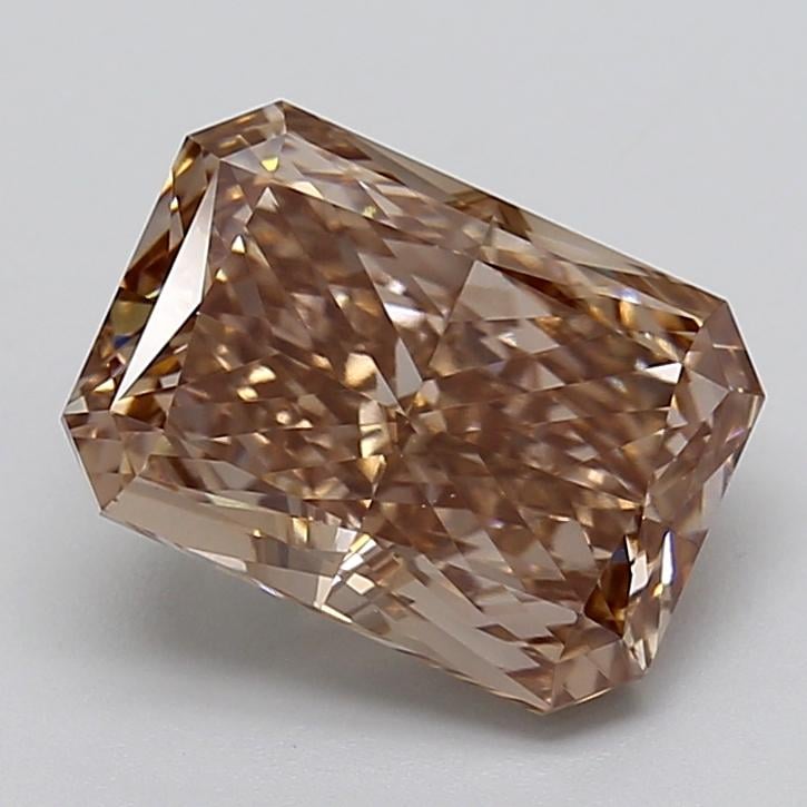 4.16 Ct. Fancy  Brown Radiant Lab Grown Diamond