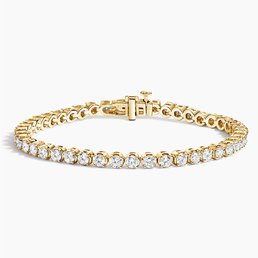 18K Yellow Gold 6.5 In. Diamond Tennis Bracelet (4 ct. tw.)