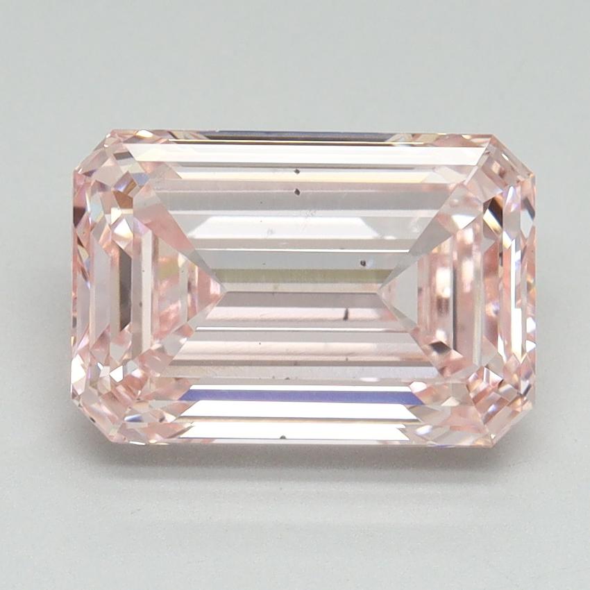 3.35 Ct. Fancy Intense Pink Emerald Lab Grown Diamond