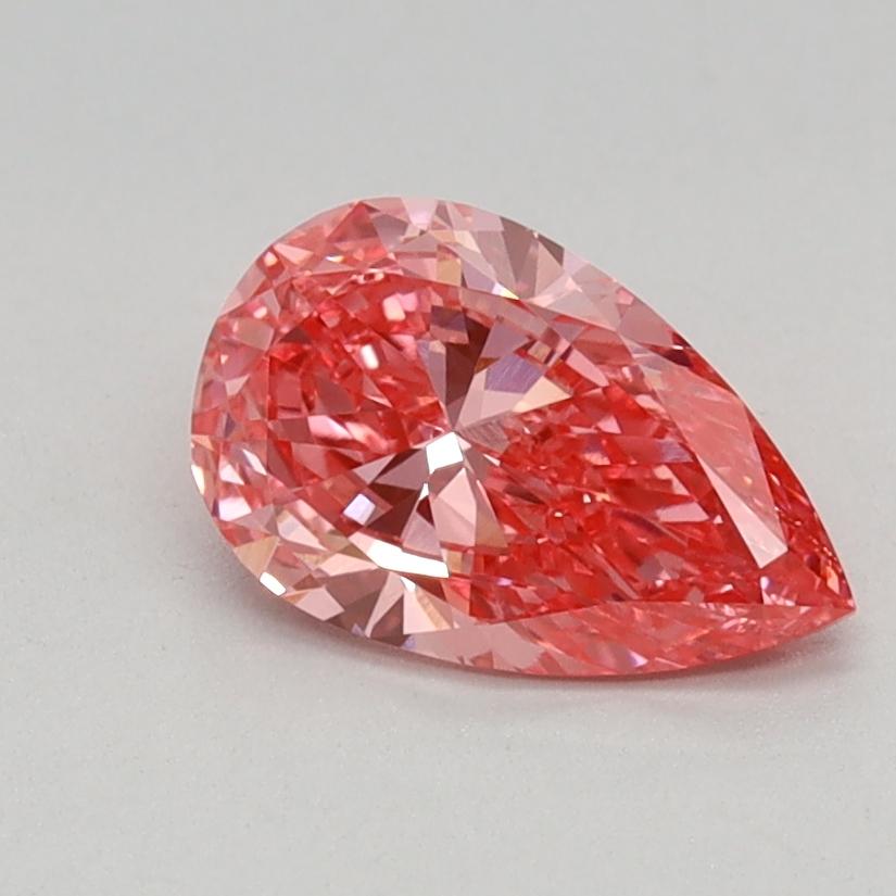 0.63 Ct. Fancy Vivid Pink Pear Lab Grown Diamond
