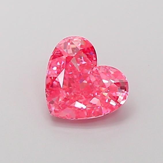 1.50 Ct. Fancy Vivid Pink Heart Lab Grown Diamond