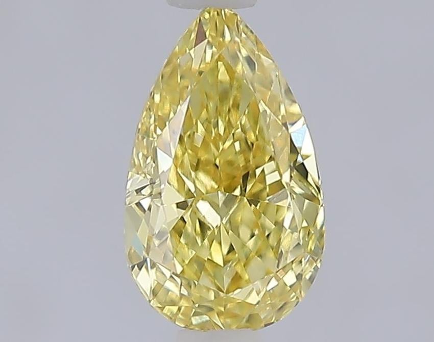 1.00 Ct. Fancy Vivid Yellow Yellow Pear Lab Grown Diamond