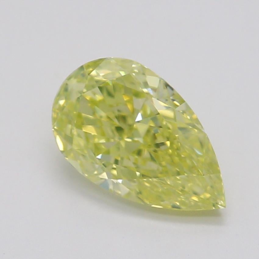 0.64 Ct. Fancy Intense Yellow Pear Diamond