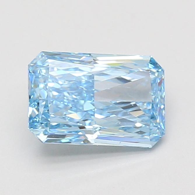 1.54 Ct. Fancy Vivid Blue Radiant Lab Grown Diamond