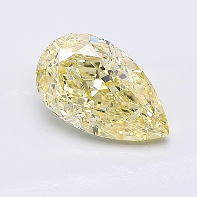 1.08 Ct. Fancy Intense Yellow Pear Lab Grown Diamond