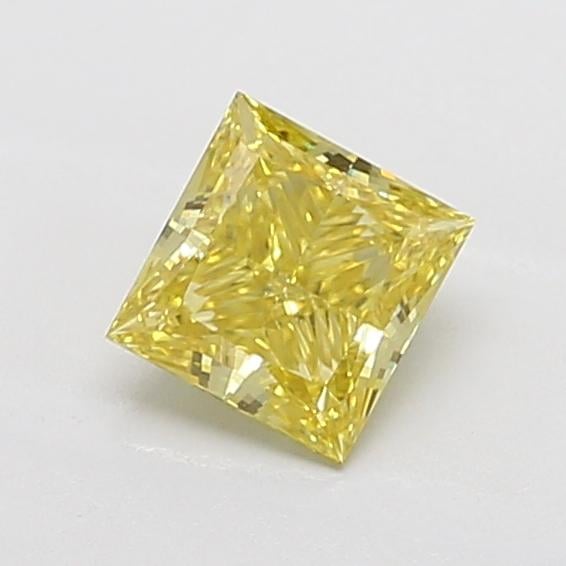 1.36 Ct. Fancy Intense Yellow Princess Lab Grown Diamond