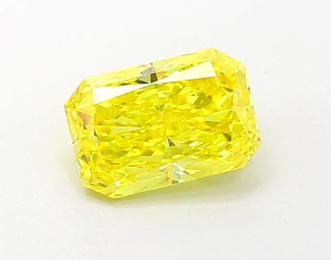 1.01 Ct. Fancy Vivid  Yellow Radiant Lab Grown Diamond