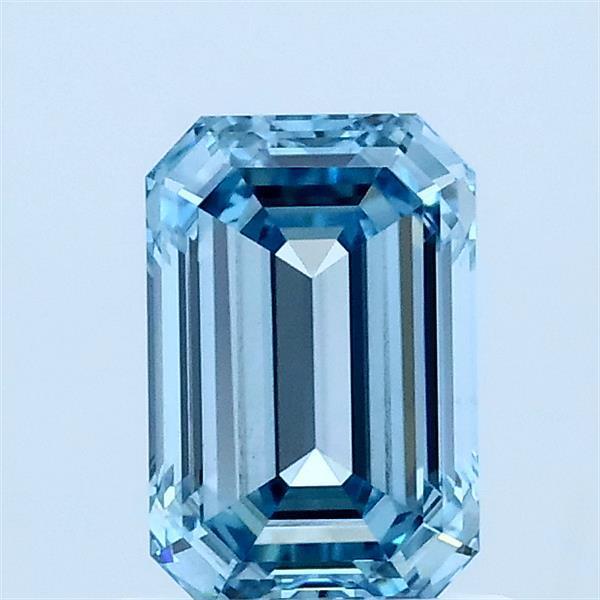 1.04 Ct. Fancy Vivid Blue Emerald Lab Grown Diamond