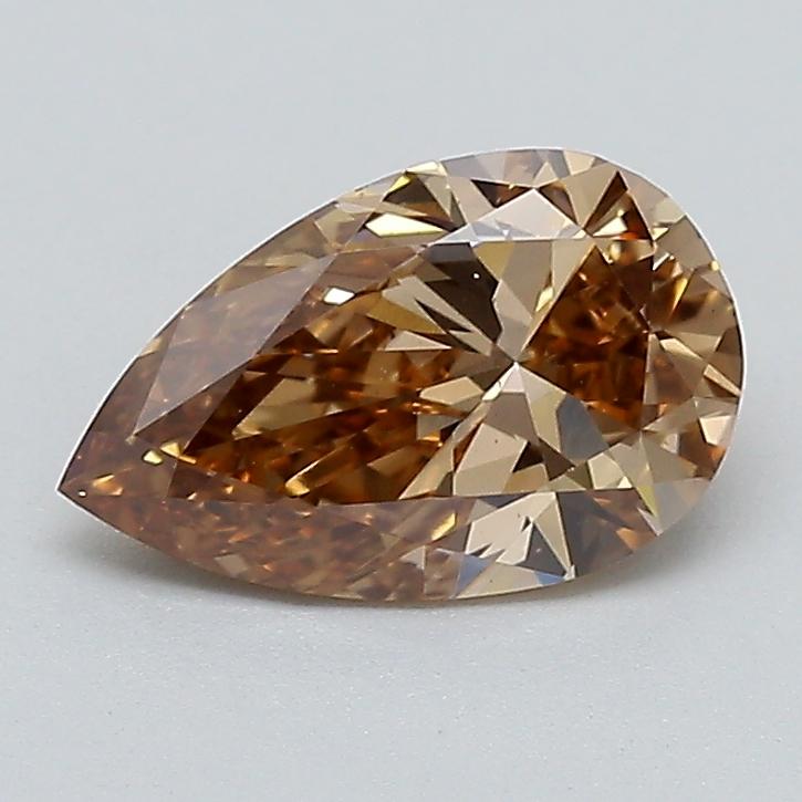 1.10 Ct. Fancy Light  Brown Pear Lab Grown Diamond