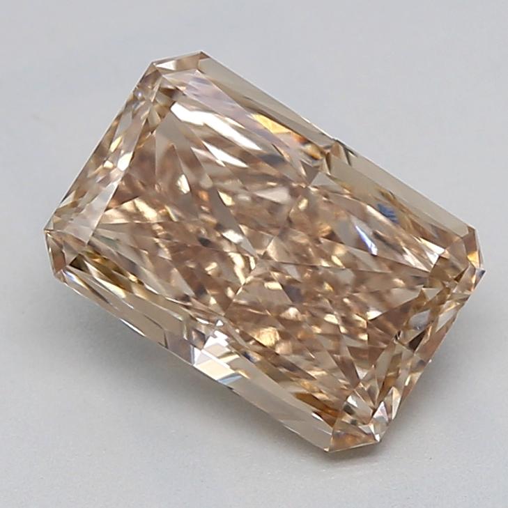 2.02 Ct. Light  Brown Radiant Lab Grown Diamond