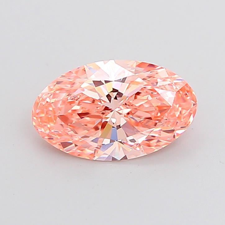 2.76 Ct. Fancy Vivid Pink Oval Lab Grown Diamond