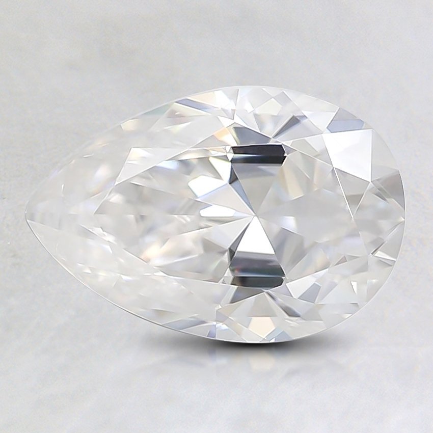 9.1x6.1mm Super Premium Pear Moissanite