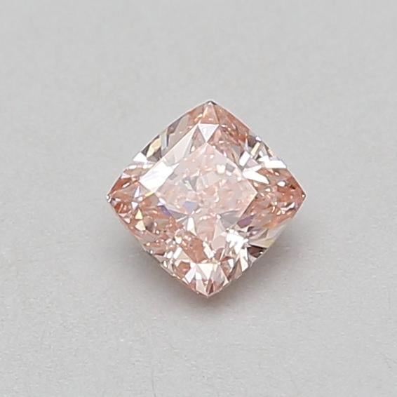 0.45 Ct. Fancy Intense Pink Cushion Lab Grown Diamond