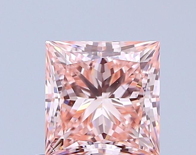 0.78 Ct. Fancy Vivid Pink Princess Lab Grown Diamond