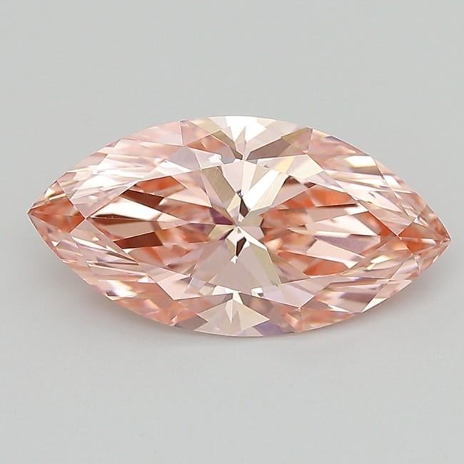 2.96 Ct. Fancy Vivid  Pink Marquise Lab Grown Diamond