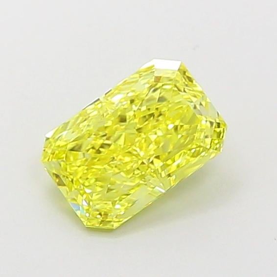 1.17 Ct. Fancy Vivid  Yellow Radiant Lab Grown Diamond