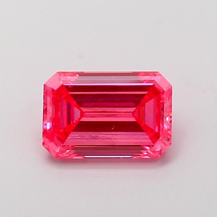 1.22 Ct. Fancy Vivid Pink Emerald Lab Grown Diamond