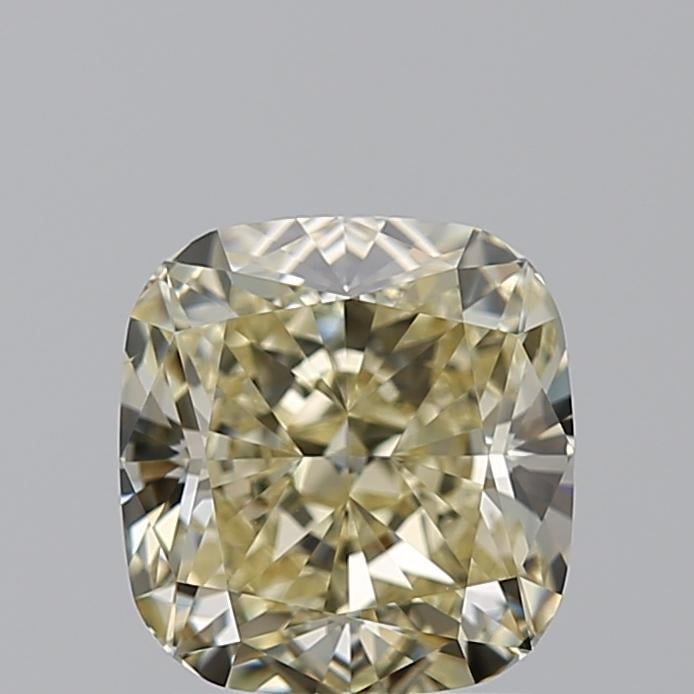 2.01 Ct. Fancy Light Brownish Yellow Cushion Diamond