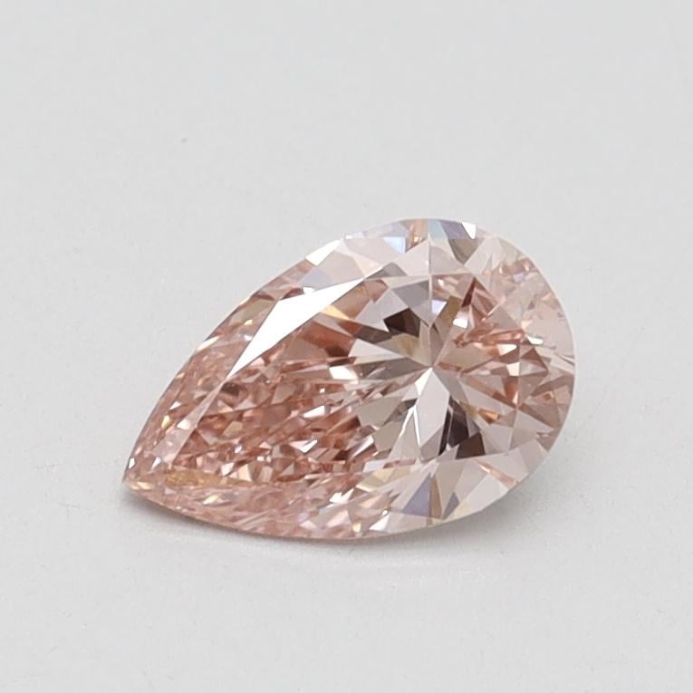 0.53 Ct. Fancy Intense Pink Pear Lab Grown Diamond