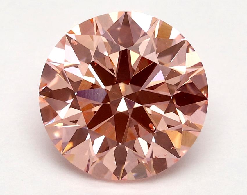 2.20 Ct. Fancy Vivid Pink Round Lab Grown Diamond