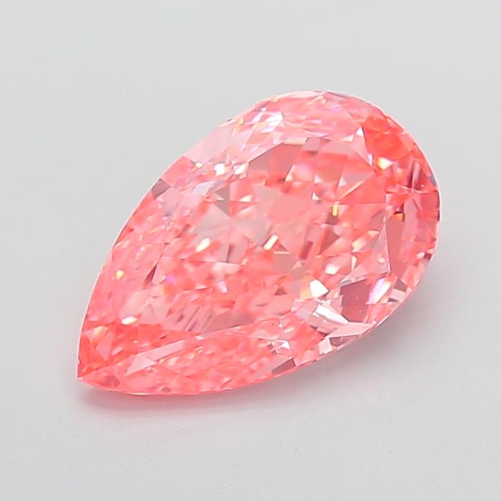 5.19 Ct. Fancy Pink Pear Lab Grown Diamond