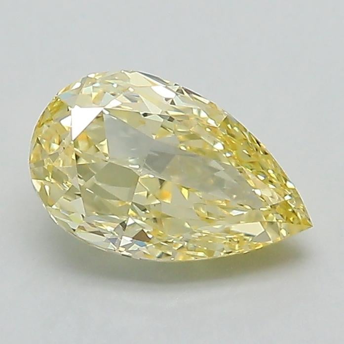 1.16 Ct. Fancy Intense Yellow Pear Lab Grown Diamond